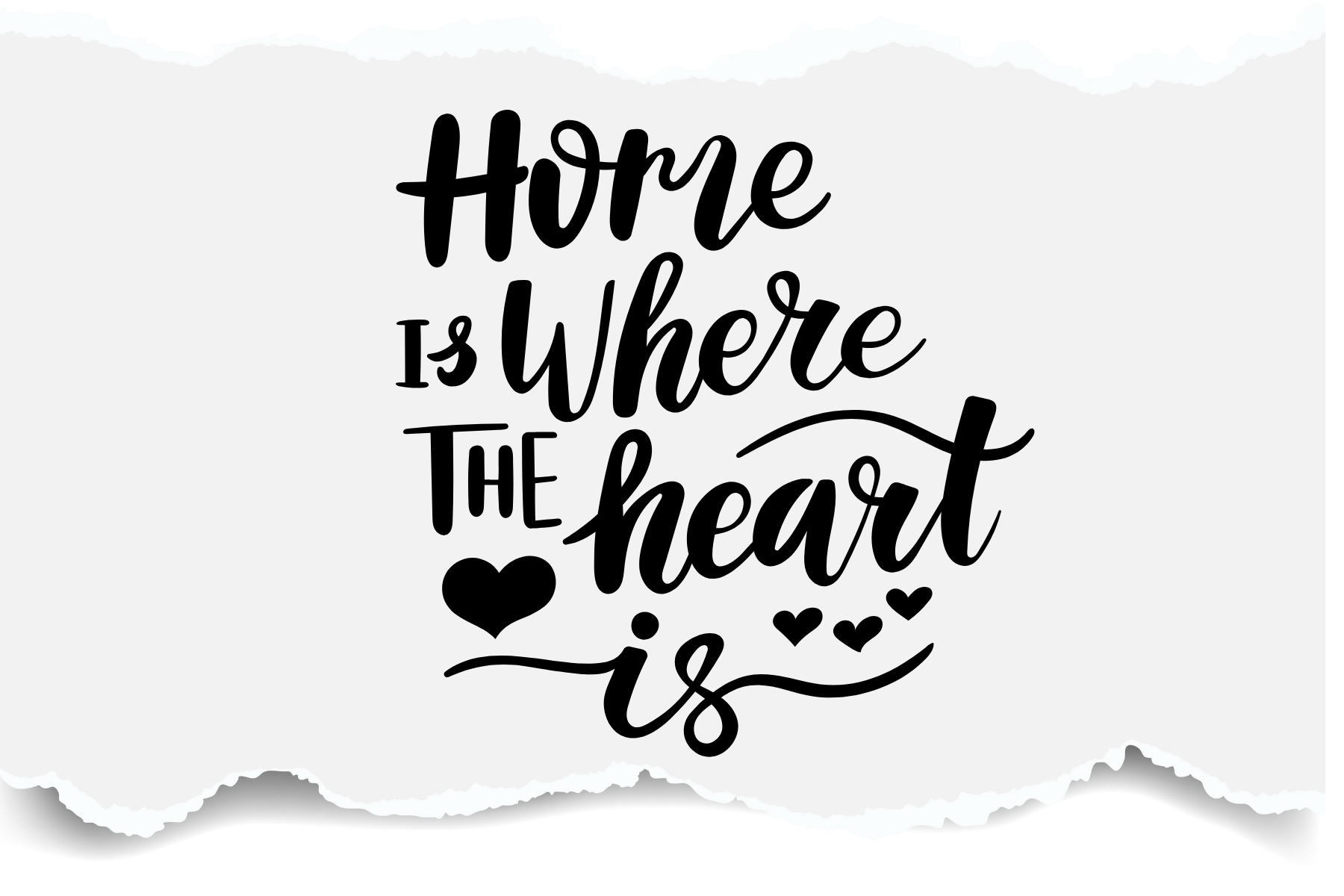 image that says home is where the heart is