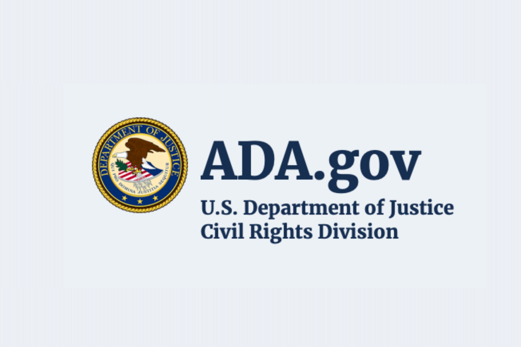 ADA information line logo